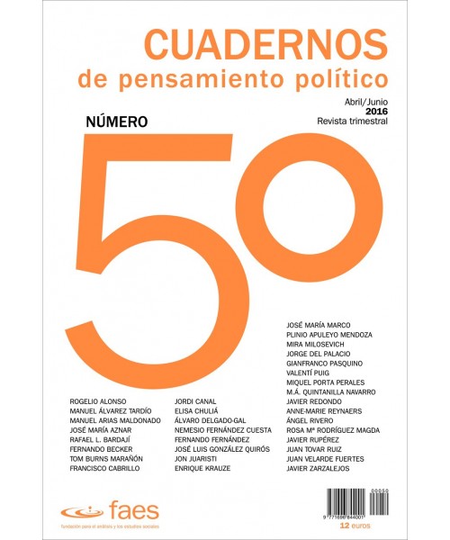 Cuadernos de Pensamiento Político Nº 50