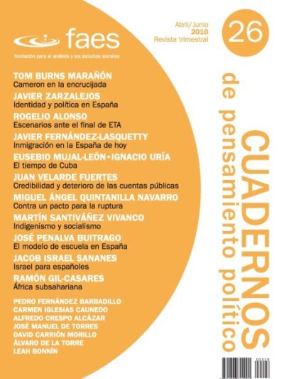 Cuadernos de Pensamiento Político Nº 26