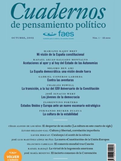 Cuadernos de Pensamiento Político Nº 1